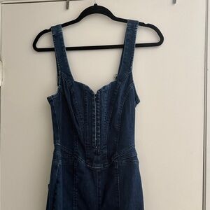 Guess Denim Sleeveless Jumpsuit